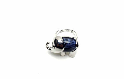 Elephant Flat Oval Ring