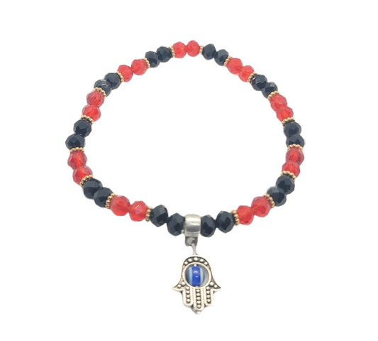 Hamsa Spinning Evil Eye Bracelet