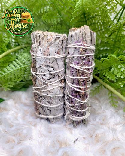 White and Lavender Sage Bundle