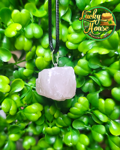 Rose Quartz Rough Pendant