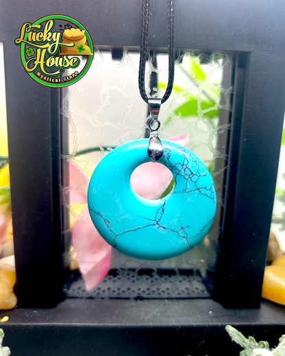 Turquoise Round Pendant