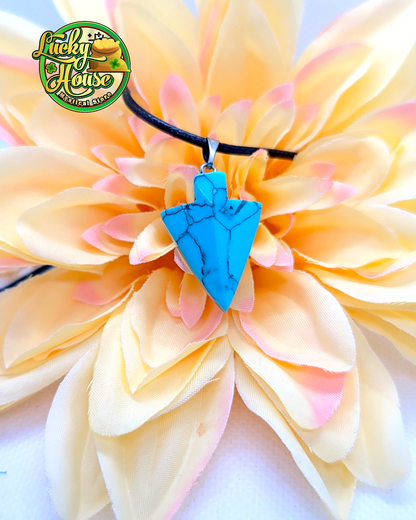 Turquoise Arrow Pendant