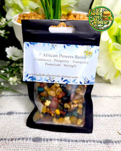7 African Powers Resin