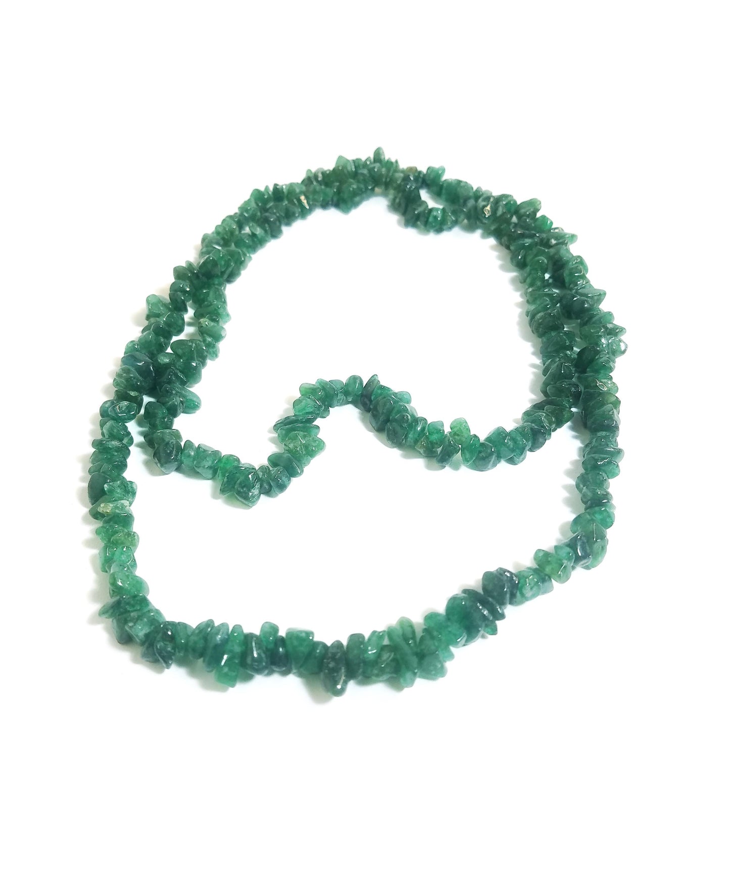 Green Aventueine Chip Necklace