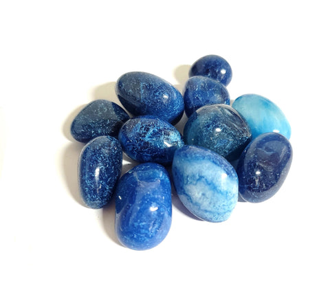 Blue Onyx Tumbled Stone