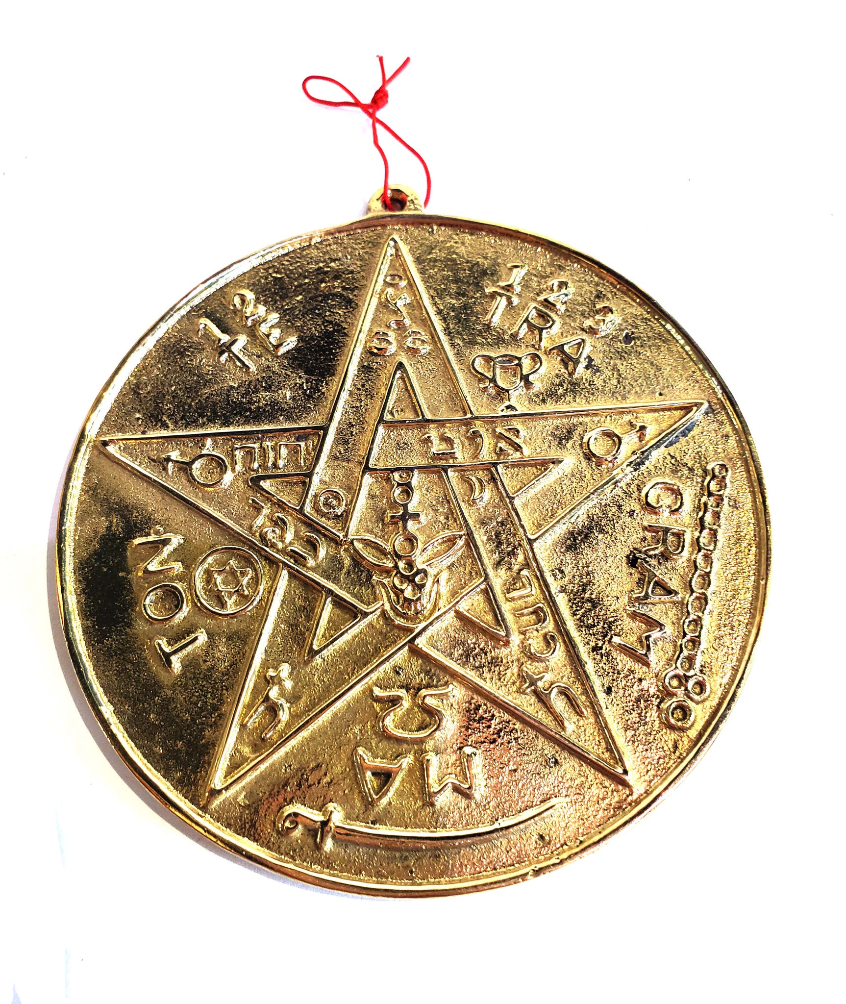 Brass Pentacle Amulet