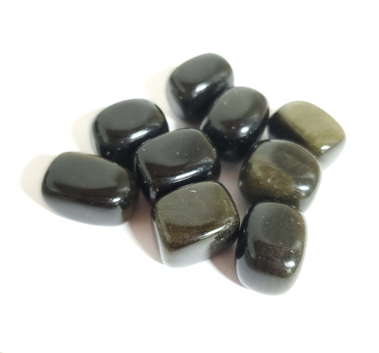 Gold Sheen Obsidian Tumbled Stone