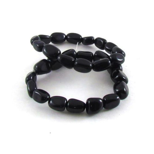 Black Obsidian Tumbled Bracelet