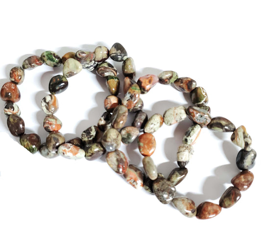 Leopard Skin Jasper  Bracelet