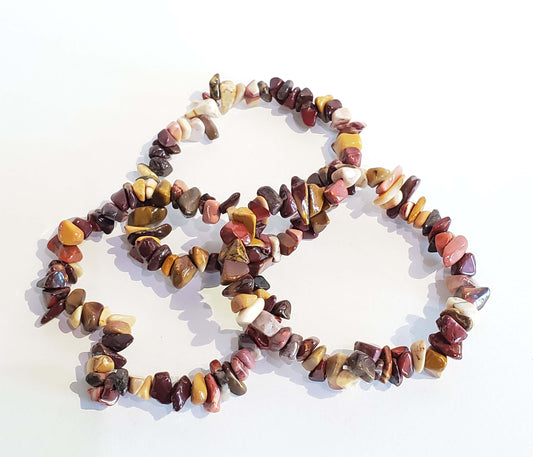 Mookaite Jasper Chip Bracelet