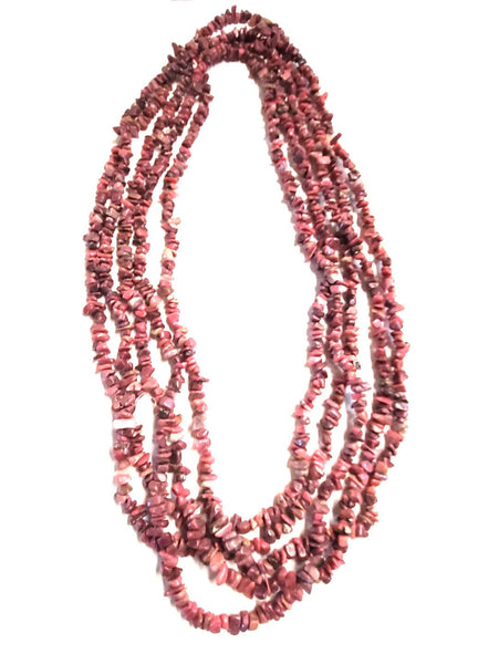 Rhodonite Chip Necklace